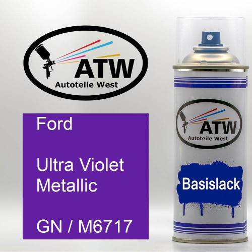Ford, Ultra Violet Metallic, GN / M6717: 400ml Sprühdose, von ATW Autoteile West.